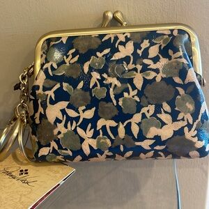 Patricia Nash Olive Groves Borse Coin Purse with Key Rings/NWT